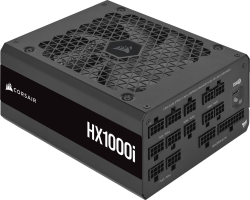 Corsair HX1000i Vollmodulares, Extrem Geräuscharmes ATX-Netzteil - ATX 3.1 - Und PCIe 5.1-kompatibel - CORSAIR iCUE Software-Kompatibel - 80 PLUS Platinum-Effizienz - Schwarz 1000 Watts Angebot bei HelloDeals