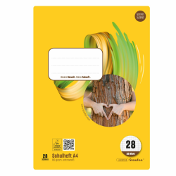 Staufen Style Schulheft - 5 Hefte je 32 Blatt, DIN A4, Lineatur 28 (5 mm kariert mit Randlinien), 80 g/m² Papier Angebot bei HelloDeals