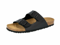 Lico Herren Bioline ManPantoletten 43 EU Schwarz Angebot bei HelloDeals