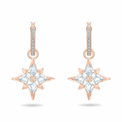 Swarovski Symbolica Kollektion Symbolica Tropfenohrringe Roségoldfarben plattiert Weiß Angebot bei HelloDeals