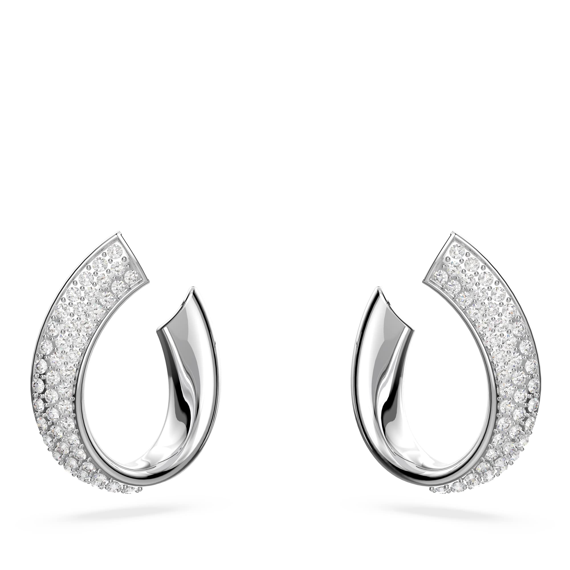 Swarovski Exist Kollektion Exist Kreolen Rhodiniert Weiß Small Angebot bei HelloDeals