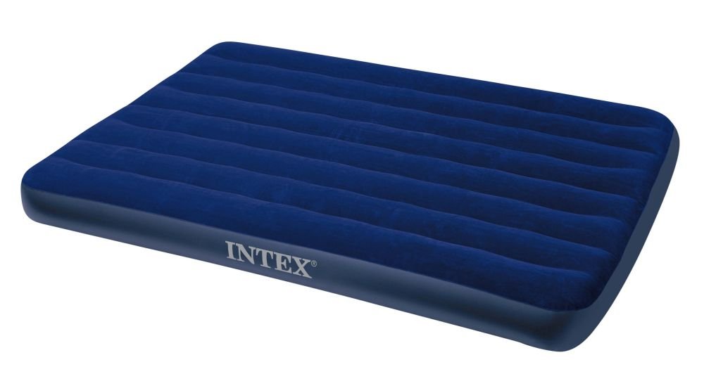 Intex Classic Downy Luftbett - King - 183 x 203 x 22 cm - Blau Angebot bei HelloDeals