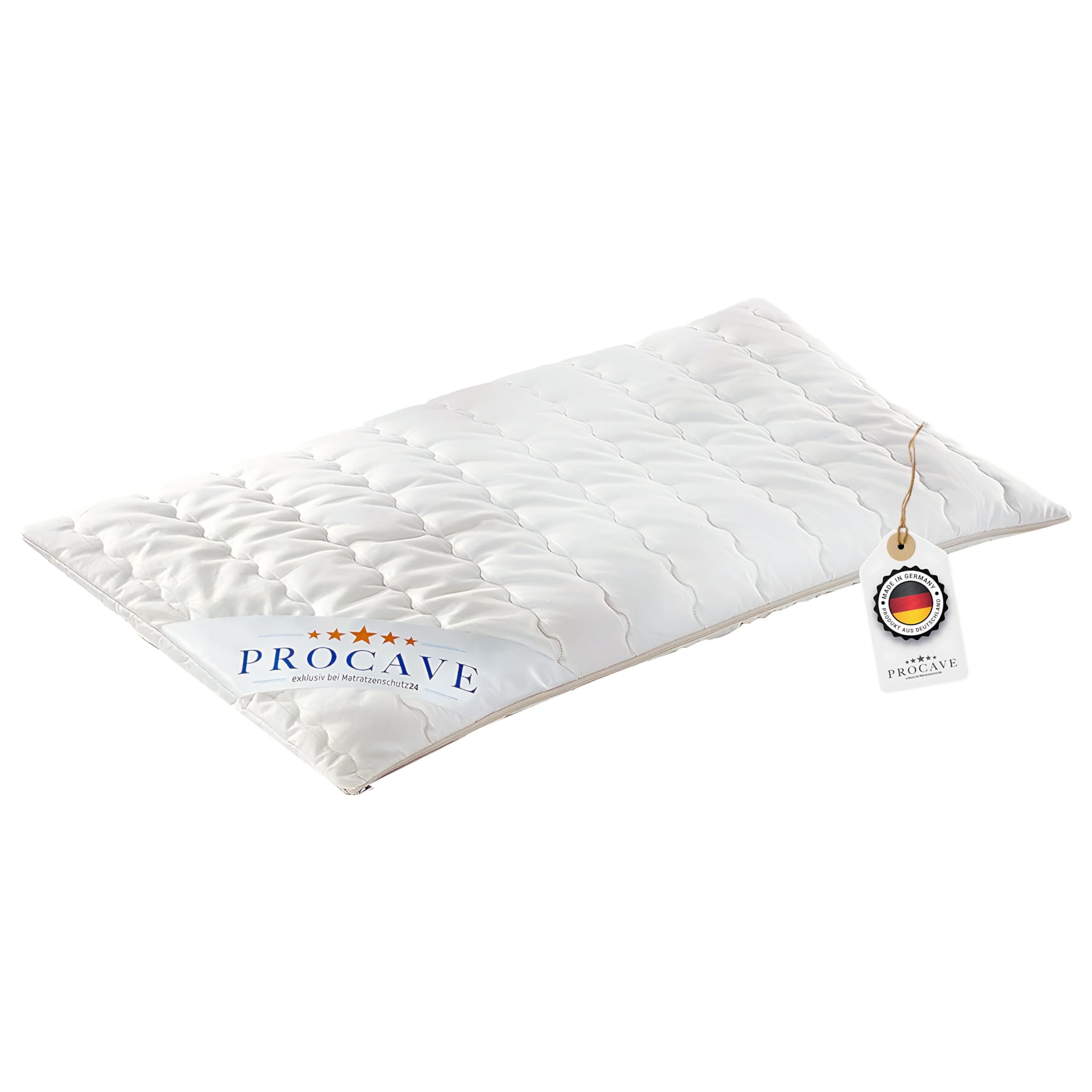 PROCAVE Dinkelkissen | atmungsaktives Kissen mit Dinkel-Spelz | Körner-Kopf-Kissen mit waschbarem Bezug aus Baumwolle | Made in Germany | 40x60 cm 40 x 60 cm Angebot bei HelloDeals