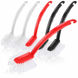 com-four® 6X Spülbürste 27 cm - Geschirrbürste mit robusten Borsten - Abwaschbürste für Töpfe, Pfannen & Spüle - langlebige Küchenbürste, Reinigungsbürste für Haushalt & Küche (6 Stück) Angebot bei HelloDeals