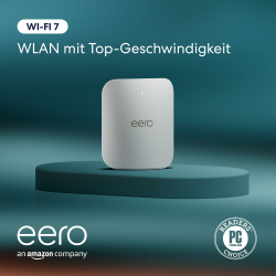 Amazon eero Pro 7 Mesh-WLAN-Router (neueste Version) | Unterstützt Internet-Geschwindigkeiten von bis zu 5 Gbit/s | WLAN-Abdeckung bis zu 380 m² | Doppelpack Router 2-er pack (bis zu 380 m²) Angebot bei HelloDeals