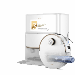 MOVA Z60 Ultra Roller Complete Saugroboter mit Wischfunktion, HydroForce-Wischen, AutoShield-Technologie, LiftPro-Gehäuse und StepMaster 2.0-System, 28.000 Pa Saugkraft, Wischen mit DuoSolution-System Z60 Ultra Complete Weiß Angebot bei HelloDeals