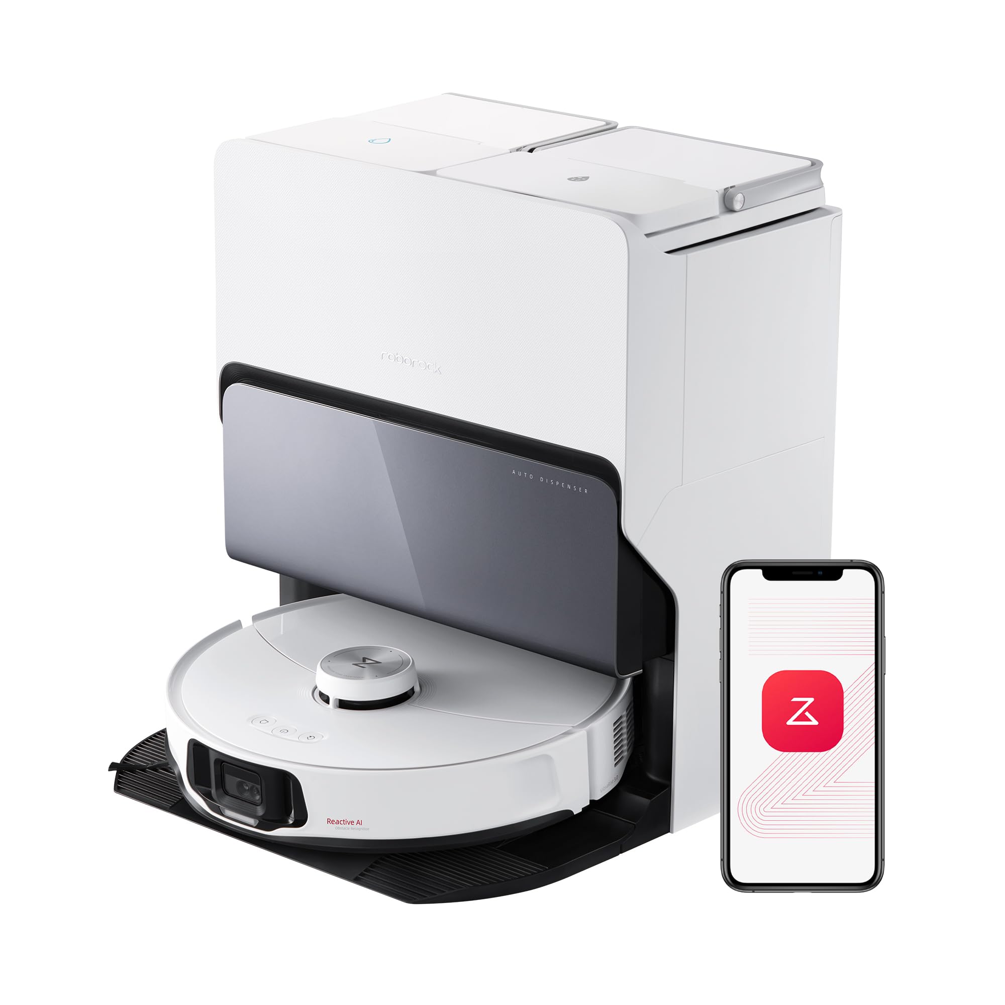 roborock S8 MaxV Ultra Saugroboter mit Wischfunktion&Hebarem Wischmopp, 10.000 Pa, 60 °C Heißwasser-Moppwäsche, All-in-One-Dock (Generalüberholt) Angebot bei HelloDeals