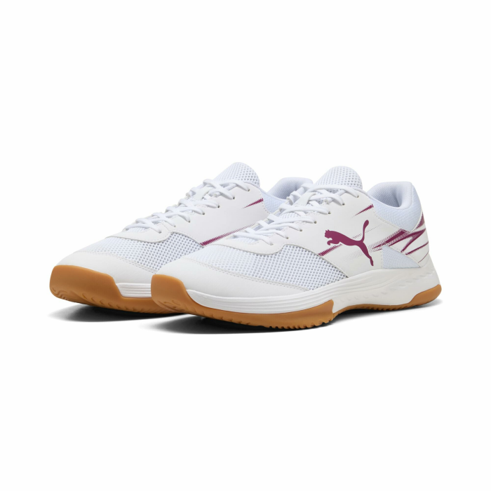PUMA Unisex Varion IiIndoor Court Shoe 38.5 EU Puma White Berry Angebot bei HelloDeals