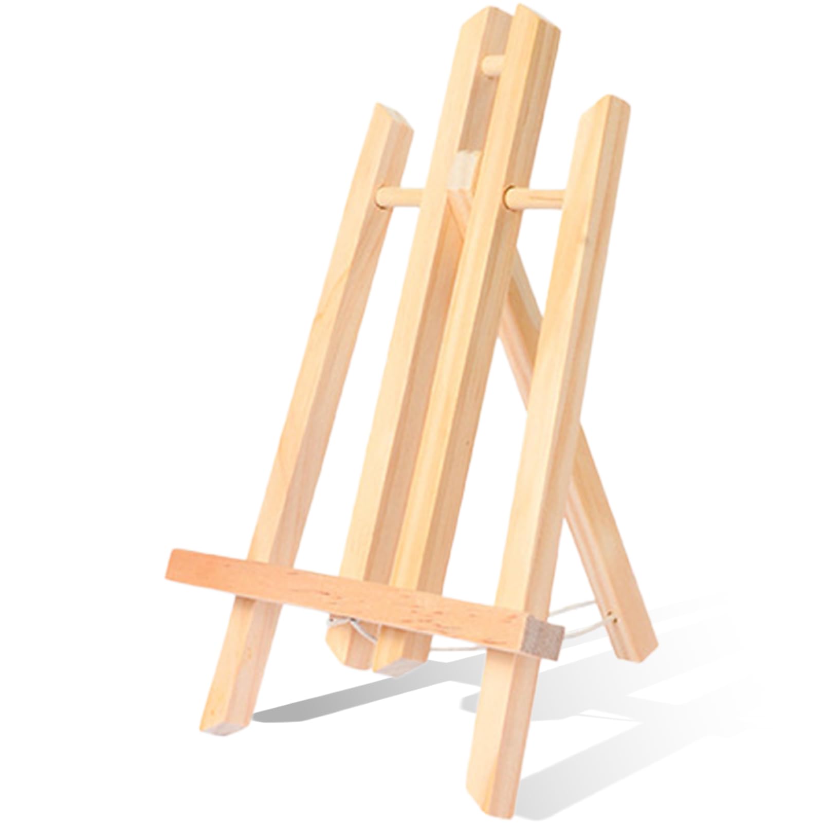 Tischstaffelei 30 cm Hoch, Staffelei aus Holz, Zusammenklappbar, Um Platz zu Sparen, Deko Ständer für Erwachsene und Handwerkliche Aktivitäten Angebot bei HelloDeals