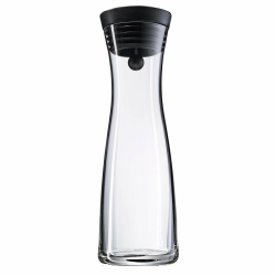 WMF Basic Wasserkaraffe aus Glas, 1 Liter, Glaskaraffe mit Deckel, Silikondeckel, CloseUp-Verschluss Wasserkaraffe 1 L Angebot bei HelloDeals