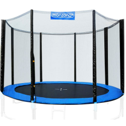 Monzana® Sicherheitsnetz Trampolin Ø 183/244/305/366/427 cm 6-8 Stangen UV-beständig Trampolinnetz Trampolinschutz 305cm (8 Stangen) Angebot bei HelloDeals