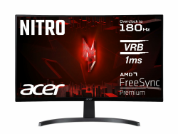 acer Nitro ED273 S3 Gaming Monitor 27 Inch (69 cm Screen) Full HD, 165 Hz (180Hz OC), 1ms (VRB), 1x HDMI 2.0, 1x HDMI 1.4, 1xDP 1.2, AMD FreeSync Premium, Black 27 Zoll 1920 x 1080 Pixel 180Hz Angebot bei HelloDeals