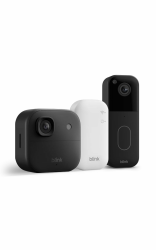Blink Außenkamera 2K+ (neueste Generation) + Blink Videotürklingel – Kabellose, intelligente Sicherheitskamera, 2K-Videoauflösung. Sync-Basismodul enthalten – 1-Kamera-System, Schwarz Angebot bei HelloDeals