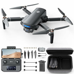 Holy Stone HS360S Drohne mit 4K Kamera und GPS, 5G WiFi Bildübertragung, 3KM Reichweite, Follow Me, Auto-Rückkehr, 20 Min Flugzeit, faltbar, unter 249g, für Anfänger & Erwachsene, C0 Standard-Version Angebot bei HelloDeals