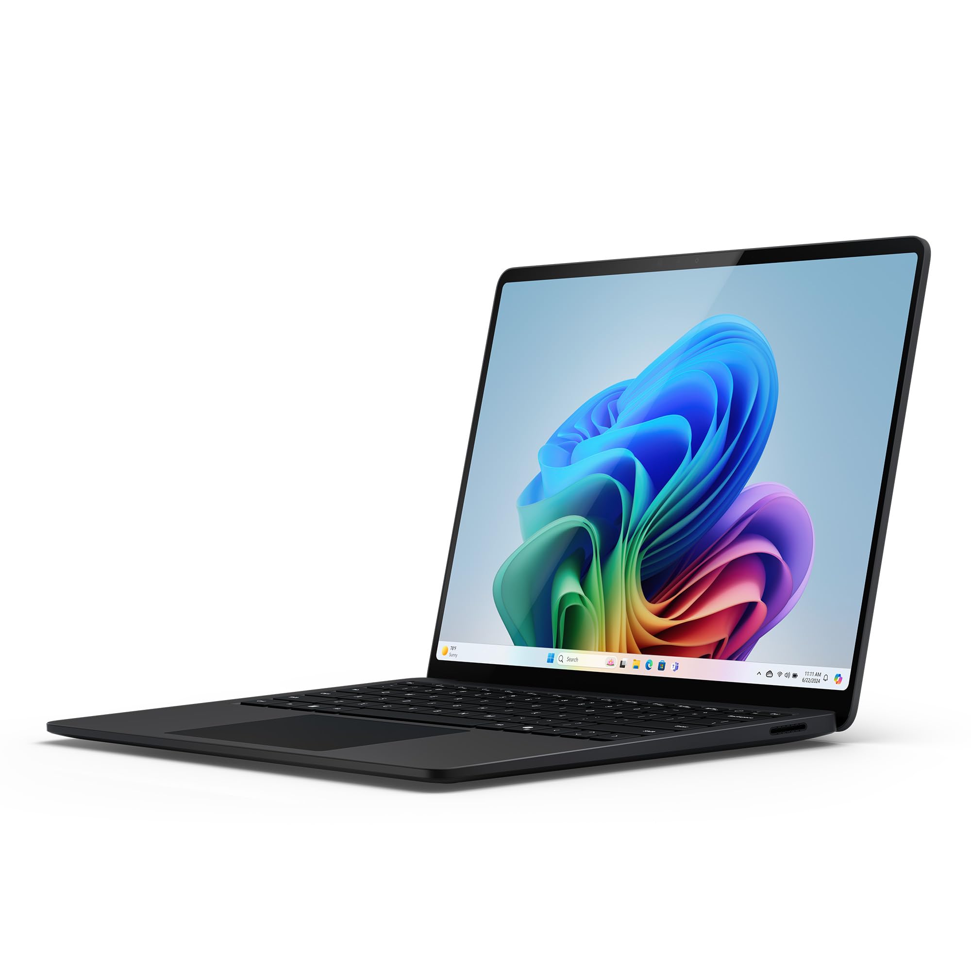 Microsoft Surface Laptop | Copilot+ PC | 15” Touchscreen | Snapdragon® X Elite (12 Kerne) | 16GB RAM | 512GB SSD | neuestes Modell, 7. Edition | Schwarz Snapdragon X Elite (12-Kern) 16GB RAM | 512GB Speicher 15'' LCD Touchscreen Schwarz Angebot bei HelloDeals
