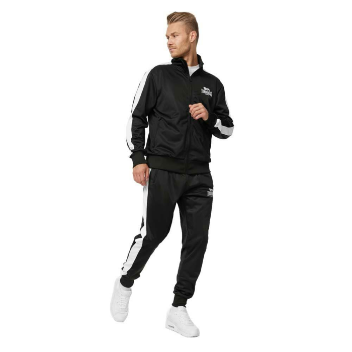 Lonsdale Herren Pember Jogginganzug XL Schwarz Angebot bei HelloDeals