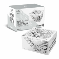 ASUS ROG Strix 1000W Platinum White Gaming Netzteil (Vollmodulares ATX Netzteil, GPU-FIRST, 80 PLUS Platin, Cybenetics Platinum Zertifizierung, GaN-MOSFET, ATX 3.1, PCIE 5.1, 12V-2x6 Connector, Weiß) ROG Strix Platinum 1000W Weiß Angebot bei HelloDeals