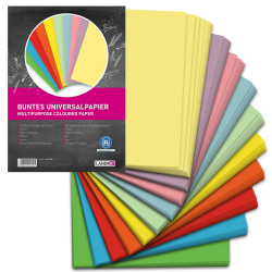 LANDRÉ 250 Blatt A4 buntes Universal-Papier, 80g/m², Drucker-Papier, 10 Farben 250 Blatt 80g/m² Angebot bei HelloDeals