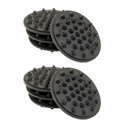 Oehlbach Shock Absorber - Hochwertige Schwingungsdämpfer für Subwoofer, Lautsprecher, Verstärker & Plattenspieler - Vibrationsschutz, Lautsprecherfüße, 8er-Set, Schwarz 8 Stück Single Angebot bei HelloDeals