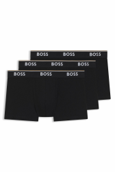 BOSS Herren Power Boxer Trunks Unterhosen Cotton Stretch 3er Pack L New - Black1 Angebot bei HelloDeals