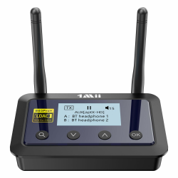 1Mii B03Pro+ HiFi Bluetooth 5.3 Sender & Empfänger mit OLED Display – LDAC & aptX HD/Low Latency Audio Adapter für TV & Stereoanlage, Optischer/RCA/AUX 3,5 mm Anschluss, Große Reichweite LDAC-B03Pro+ Angebot bei HelloDeals