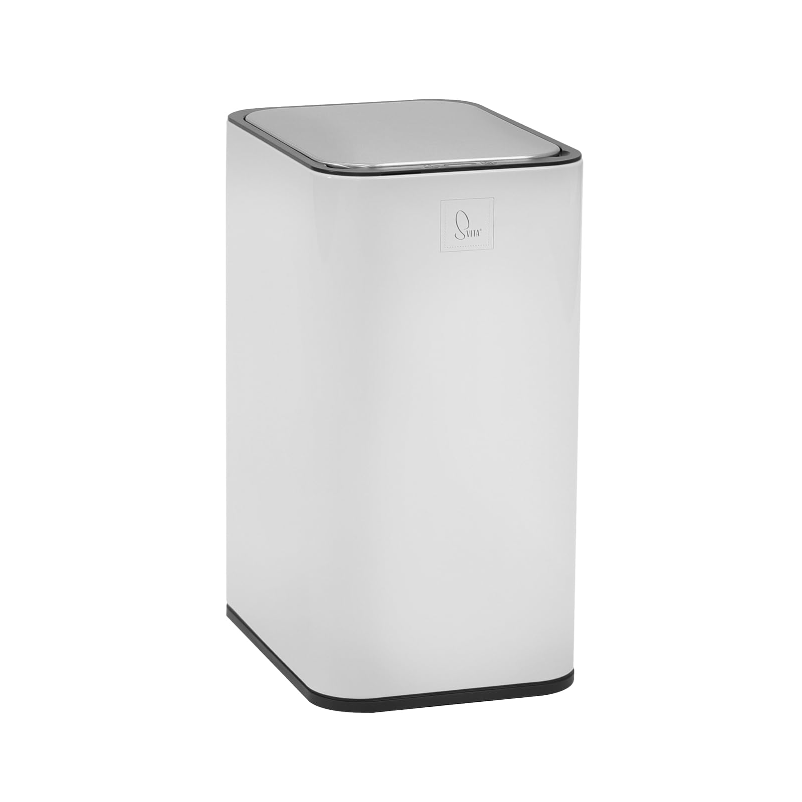 SVITA SE13L Sensormülleimer Abfalleimer Kücheneimer Automatik Mülleimer rechteckig mit Bewegungssensor Stahl 13l freistehend automatisch Weiß Angebot bei HelloDeals