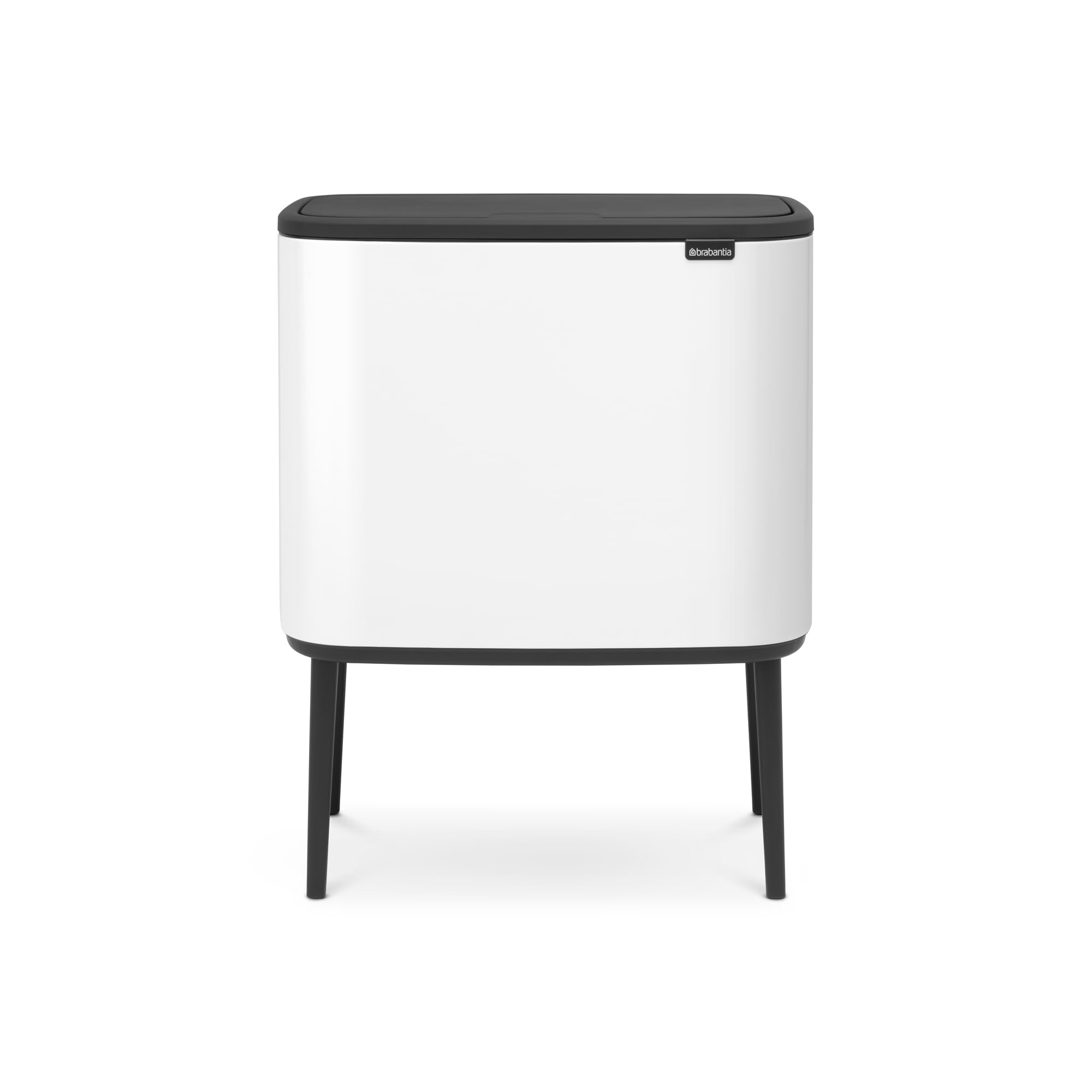 Brabantia Bo Touch Bin 36 L Abfalleimer, Metall, Weiß, 54 x 32 x 68 cm, 1 Einheiten 36 litres (9.5 gallons) Weiß/Flyaway Orchidee Angebot bei HelloDeals