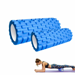 2x Foam Roller Faszienrolle - Schaumstoffrolle - Fitness Massagerolle fur Triggerpunkt-Massage in Rücken, Nacken, Beine beim Faszientraining mit der Gymnastikrolle für Männer Frauen.33x14cm//30x9cm R3227 Angebot bei HelloDeals