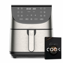 MasterPRO Rocket 700 | Freidora Sin Aceite | Capacidad de 7 L y 1700 W de Potencia | Pantalla LED Táctil y Cesta Antiadherente | Freidora de Aire | Temperatura Regulable 80-200ºC Angebot bei HelloDeals