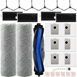 26 Stück Zubehörset für ECOVACS DEEBOT X8 Omni/X8 PRO Omni, 6 Staubbeutel 2 Rollenlappen 6 Seitenbürsten 4 Filter 1 Rollbürste 1 Reinigungsbürste 6 Flach-Duftstein, Ersatzteile Saugroboter Zubehör Zubehörset für Ecovacs X8 Omni /X8 Pro Angebot bei HelloDeals
