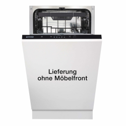 Gorenje GV 520 E10 Vollintegrierbarer Geschirrspüler / Einbau /45cm /11 Maßgedecke /3 Körbe /5 Programme /höhenverstellbarer Oberkorb /vollständiger Überlaufschutz / Eco Programm / Schwarz vollintegriert, E, Ohne Küchenfront Angebot bei HelloDeals