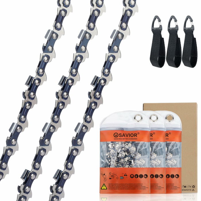 SAVIOR 3 Stück MS170 Sägekette für 30 cm Schwert 3/8"LP 1,1 mm 44 TG, Kettensägen Kette kompatibel mit Stihl MS162 MSE170C MS194T, 3610 000 0044 3/8"LP 0.043" 44TG 12" X3 Angebot bei HelloDeals