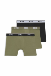 BOSS Herren Boxerbr 3p Boss One 10272529 0 Boxer_Brief (1er Pack) S Grün Angebot bei HelloDeals