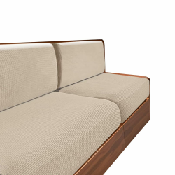 Bezüge Für Wohnwagenpolster Jacquard, rutschfeste Wohnmobil Sitzbezüge Mit 2 Cord, Sofa Sitzkissenbezug Für Schonbezug Wohnwagen Polster (Beige,W 60-90 cm, D 60-90 cm) Beige W 60-90 cm, D 60-90 cm Angebot bei HelloDeals