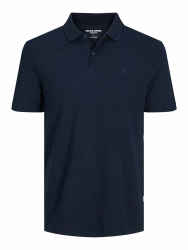 JACK & JONES Male Poloshirt Einfarbig Poloshirt XL Navy Blazer Angebot bei HelloDeals