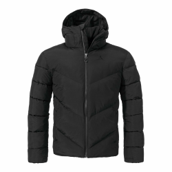 Schöffel Herren Ins Jacket Style Lodos MNS, leichte Steppjacke mit hoher Wärmeleistung, bequeme, warme Winterjacke mit Kapuze und hochschließendem Kragen 50 Schwarz Angebot bei HelloDeals