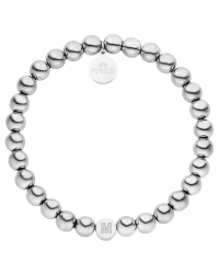 Purelei® Buchstaben Armband Anxiety– Accessoire mit Bedeutung – Wasserfester Schmuck – mit Buchstaben aus langlebigem Edelstahl - Verstellbar – Modeschmuck für deinen individuellen Look Silber M Angebot bei HelloDeals