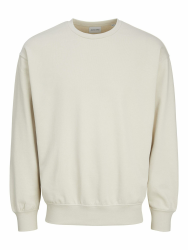 JACK & JONES Men's Jorportland Box Sweat Crew Neck Sweatshirt (Pack of 1) L Moonbeam Angebot bei HelloDeals