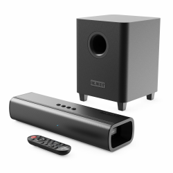 MAJORITY Naga 40 Plus Soundbar Für TV Geräte | 200W 2.1 Soundsystem | Bluetooth Soundbar mit Subwoofer | Sound Bar HDMI ARC | Wandmontage Home Cinema Sound System | Inklusive Fernbedienung Angebot bei HelloDeals
