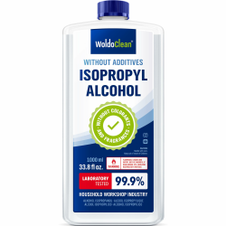 WoldoClean Isopropanol 99,9% Reinigungsalkohol 1L - IPA hochrein, farblos & geruchsneutral, rückstandslos für Elektronik, 3D-Drucker, Glas & Metall Angebot bei HelloDeals