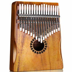 Kalimba Daumenklavier 17 Tasten Musikinstrument, Fingerklavier Instrument Klaviergeschenk für Kinder und Erwachsene Anfänger Angebot bei HelloDeals