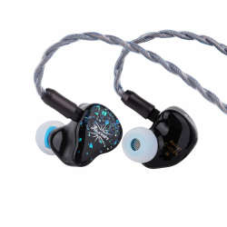 LINSOUL Kiwi Ears Astral In-Ear-Monitor, 1DD+6BA Hybrid-Ohrhörer, HiFi-Studio-Aufnahme- und Mischkopfhörer, Tragbare Gaming-IEMs für Professionelle Musikingenieure und Audiophile (Blau) Angebot bei HelloDeals