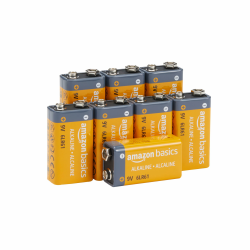 Amazon Basics Alkali-Batterien, 9 V, 9 V/6LR61, 5 Jahre lagerfähig, für Rauch-/CO-Melder, Elektronik und Audio, 8 Stück 8 Stück (9V/6LR61) Angebot bei HelloDeals