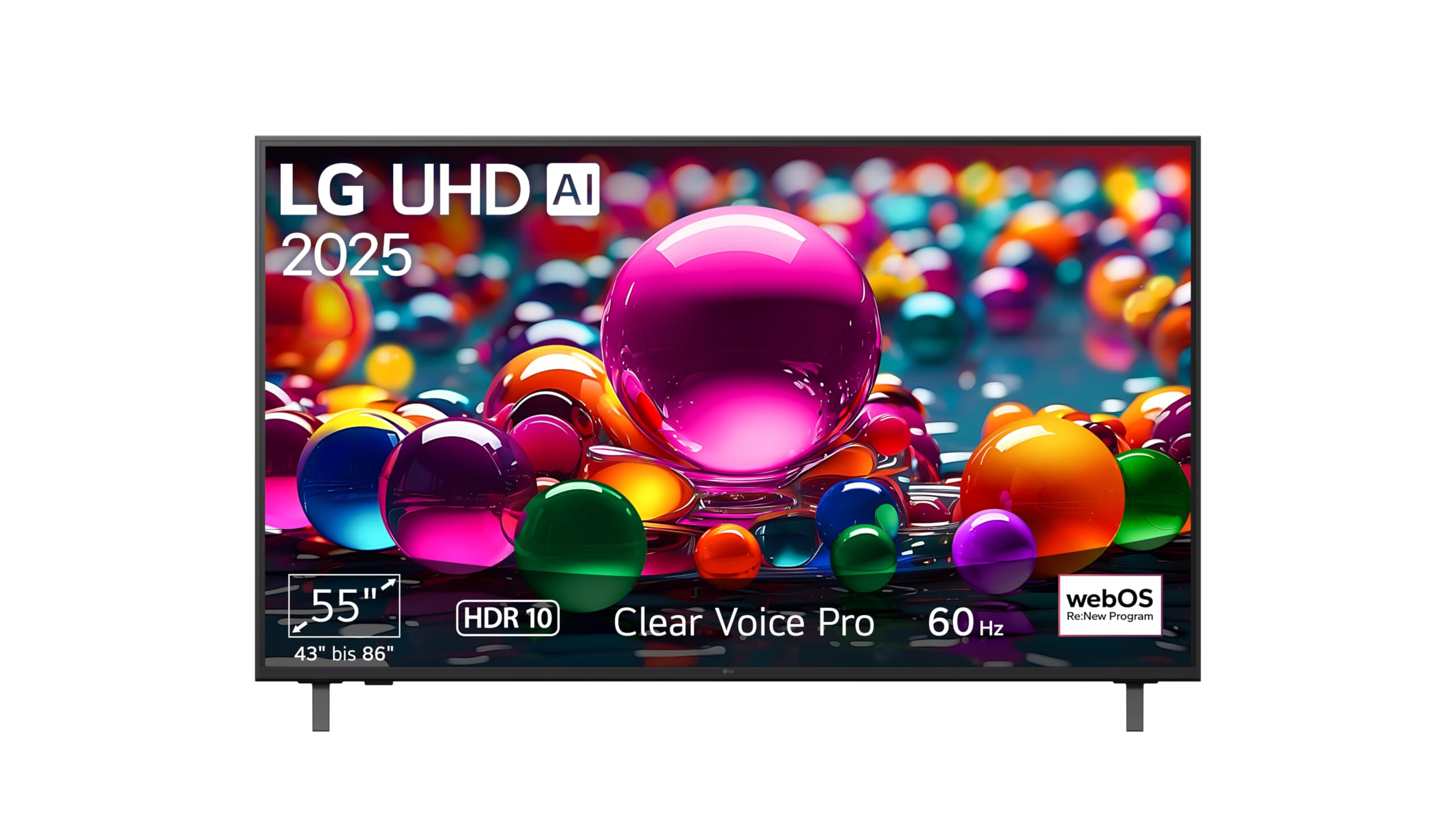 LG 55UA75006LA TV 55 Zoll (139 cm) 4K UHD AI TV (α7 Gen8 4K AI Prozessor, webOS 25, 60Hz) [Modelljahr 2025] 55 Zoll UA75 Serie (2025) Angebot bei HelloDeals