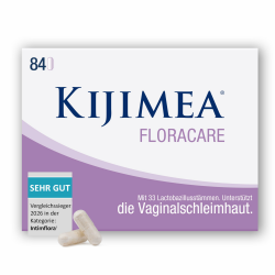 Kijimea FloraCare – der natürlichen Scheidenflora nachempfunden | 33 speziell abgestimmte Milchsäurebakterien in hoher Dosierung + Vitamin B2, B3, B7, Folsäure und Zink - 84 Stk 84 stück (1er Pack) Angebot bei HelloDeals