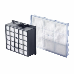 HEPA Filter + Motorfilter für Siemens Staubsauger VS06G2200 / VS06G 2200 / VS06 Synchropower NEU von Microsafe® 1 HEPA- + 1 Motorfilter Angebot bei HelloDeals