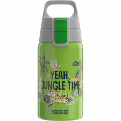 SIGG - Edelstahl Trinkflasche Kinder - Shield One - Für Kohlensäurehaltige Getränke Geeignet - Auslaufsicher - Federleicht - BPA-frei - 0,5L 6 Jungle Angebot bei HelloDeals