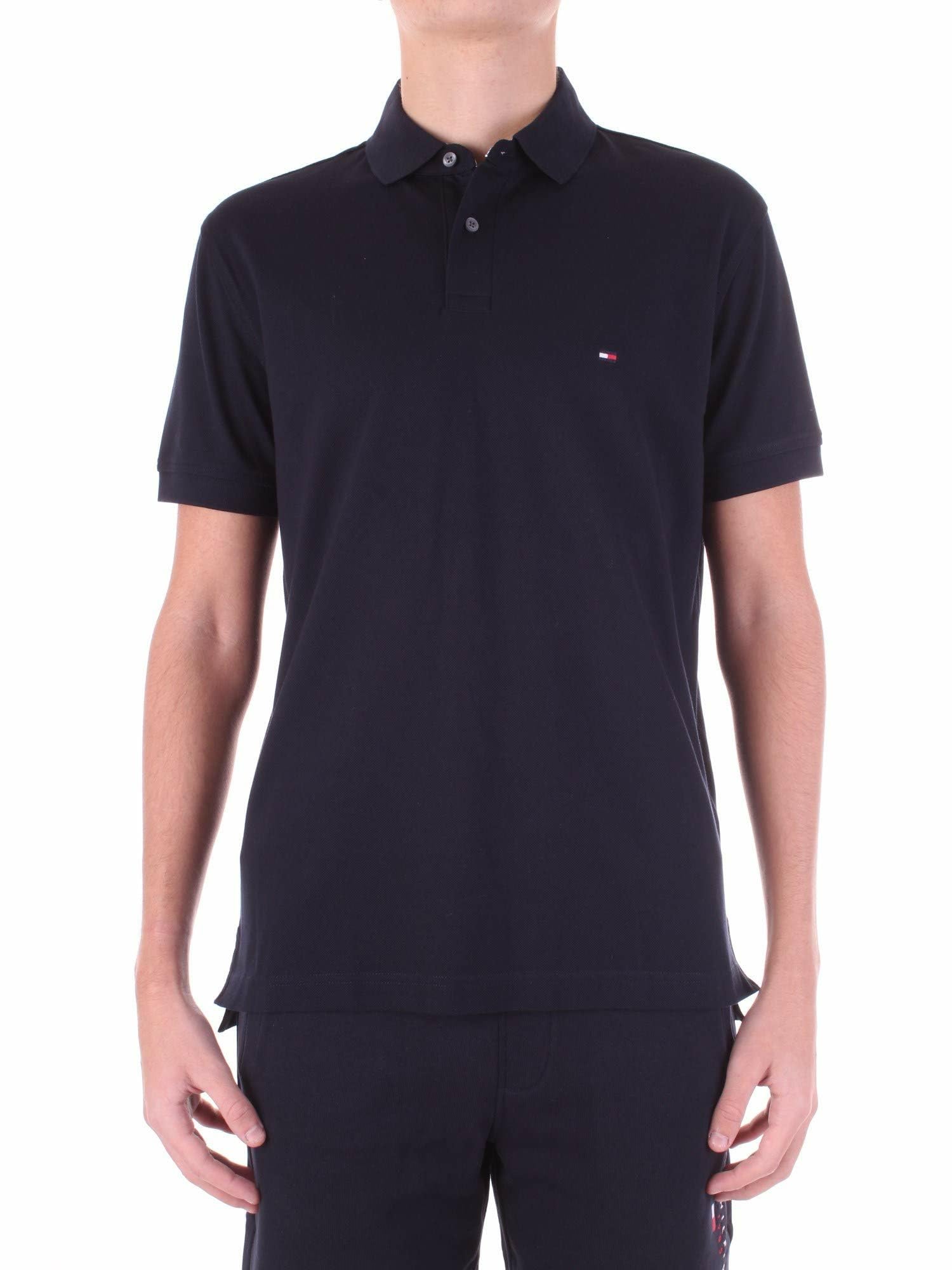 Tommy Hilfiger Herren Poloshirt Kurzarm 1985 Regular Fit L Blau (Desert Sky) Angebot bei HelloDeals