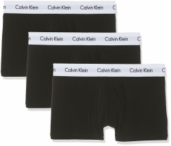 Calvin Klein Herren 3er Pack Boxershorts Low Rise Trunks Unterwäsche M Black (Black) Angebot bei HelloDeals
