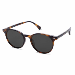 SOJOS Polarisiert Runde Sonnenbrille Damen Herren UV400 Schutz Vintage Runde Kleine für Schmales Gesicht MAY SJ2113 Braune Schildkröte Rahmen / Graue Linse Angebot bei HelloDeals